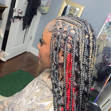 Fulani Flipover Braids