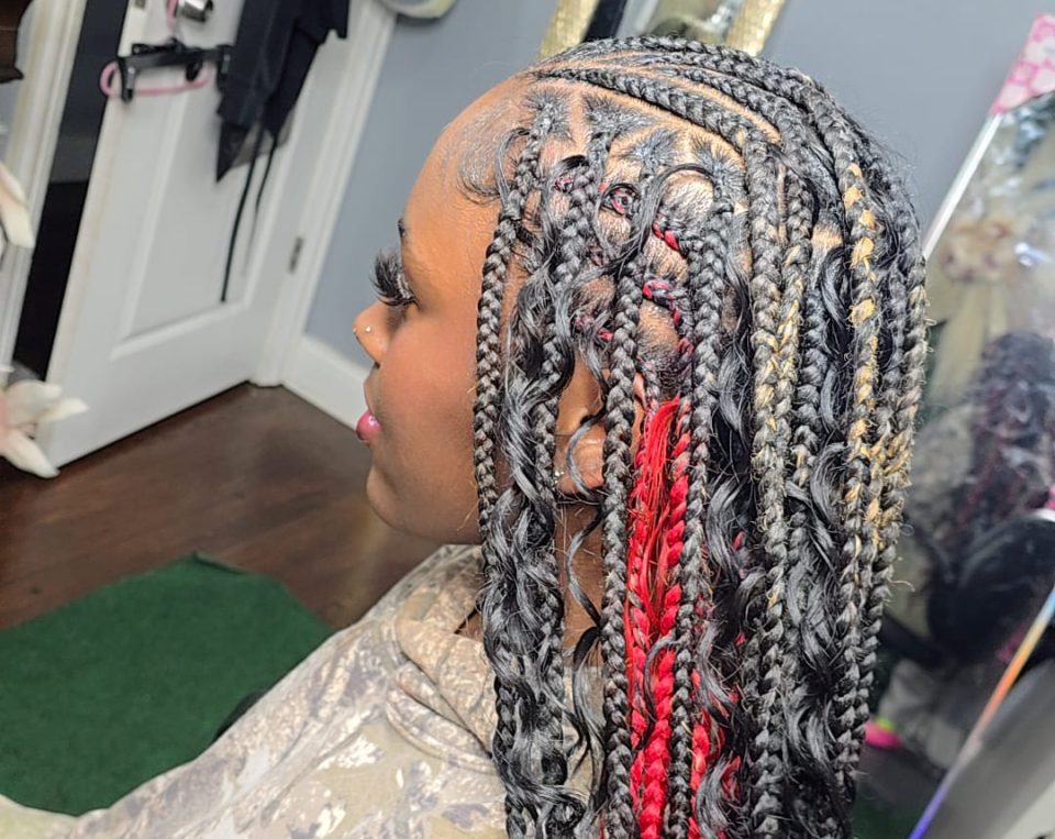 Fulani Flipover Braids