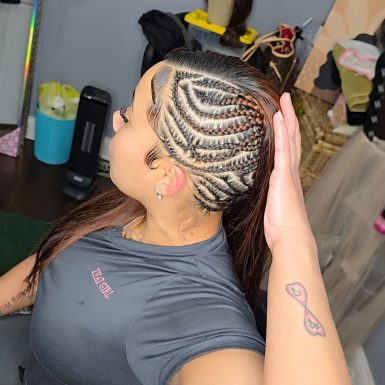 Stitch Braids w_ Clip Ins